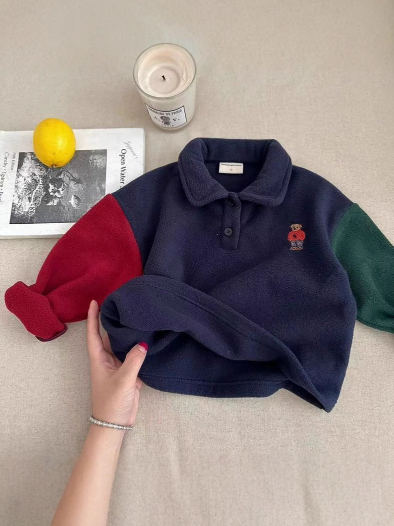 Unisex Double-Sided Fleece Sweatshirt