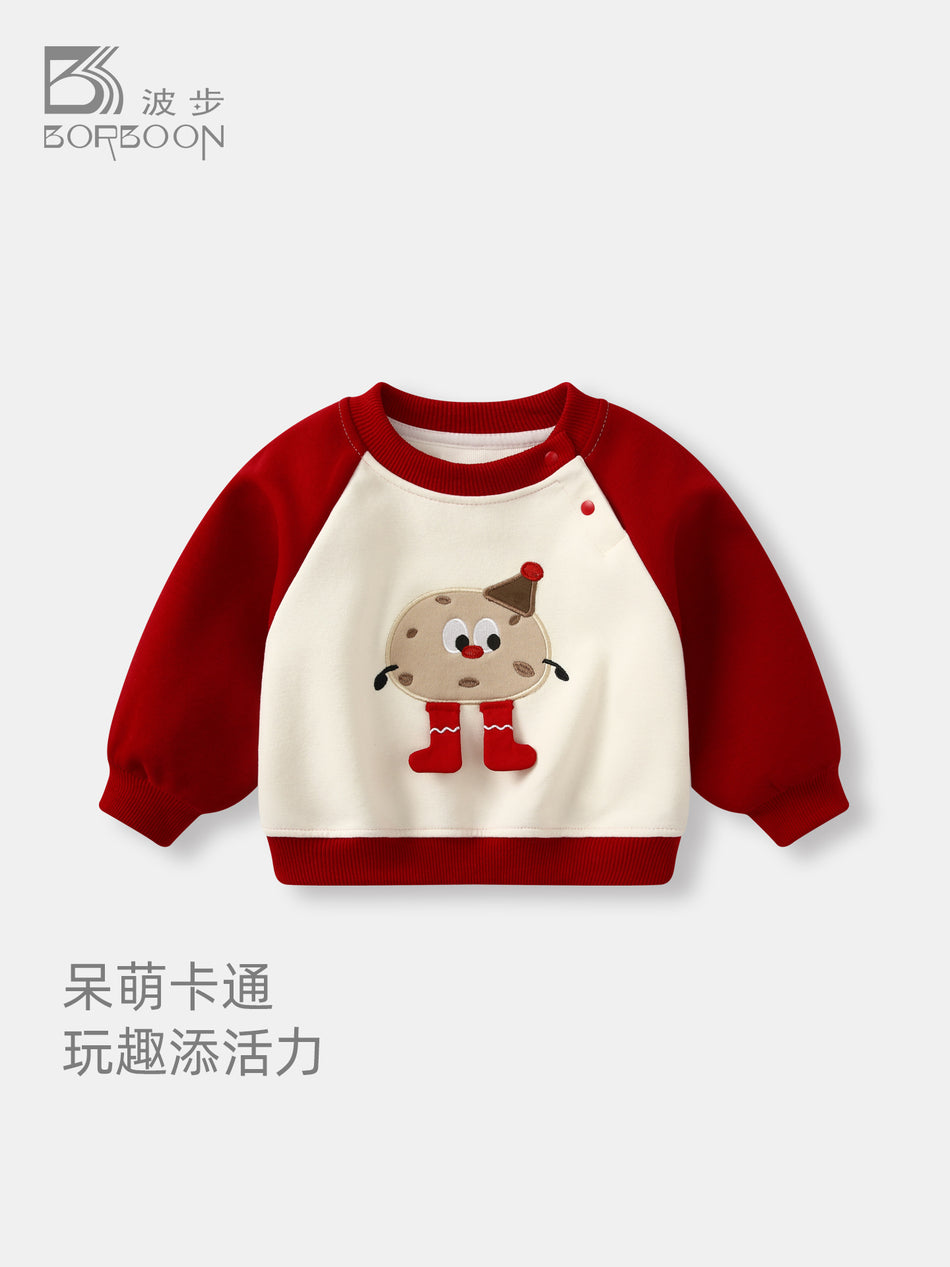 Unisex Infant Birthday Red Pullover Sweatshirt