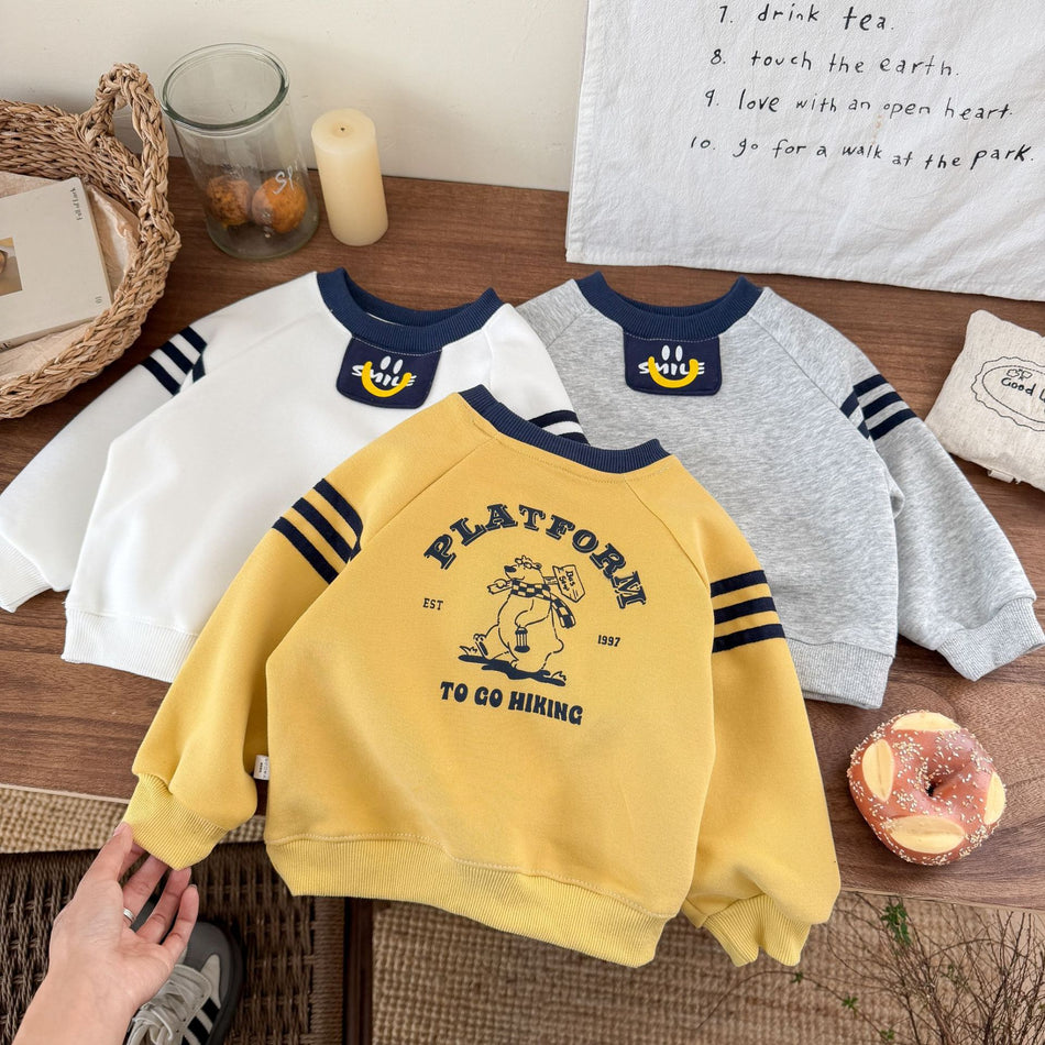 Unisex Raglan Cotton Sunshine Smile Sweatshirt