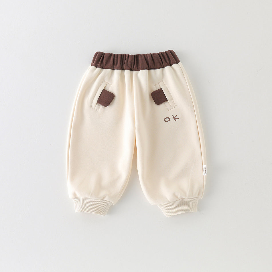 Unisex Class A Cotton Cartoon Cuffed Jogger Sweatpants