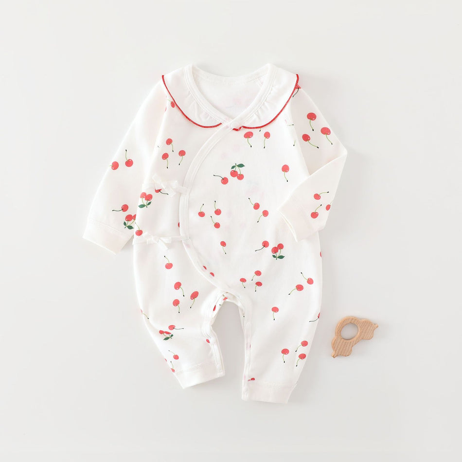Unisex Class A Cotton Thickened Kimono Romper