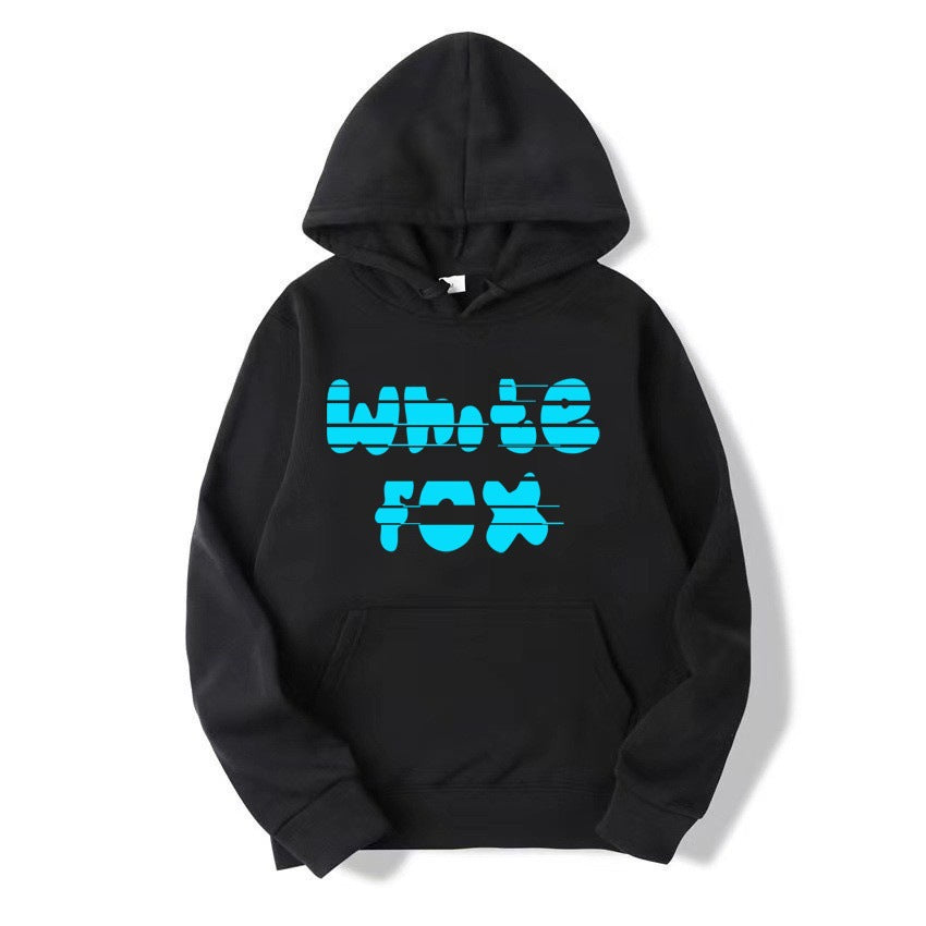 Unisex Class A Korean Cartoon Fleece Hoodie