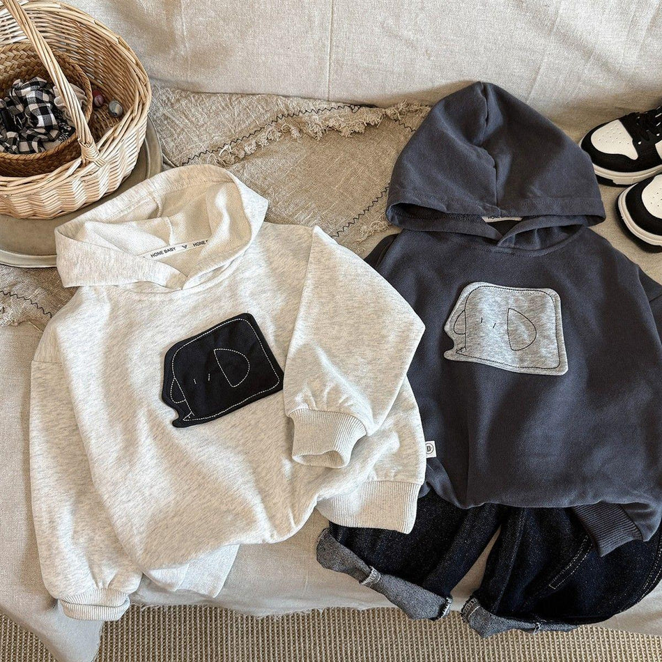 Boys' Class A Korean Casual Sleeved Hoodie