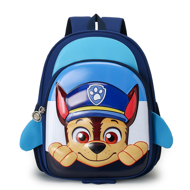Lightweight Nylon Cartoon Kindergarten Backpack with Air Cushion Straps