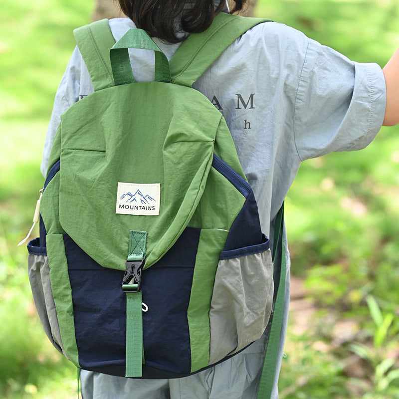 Lightweight Nylon Kids Backpack for Outdoor Sports and Travel