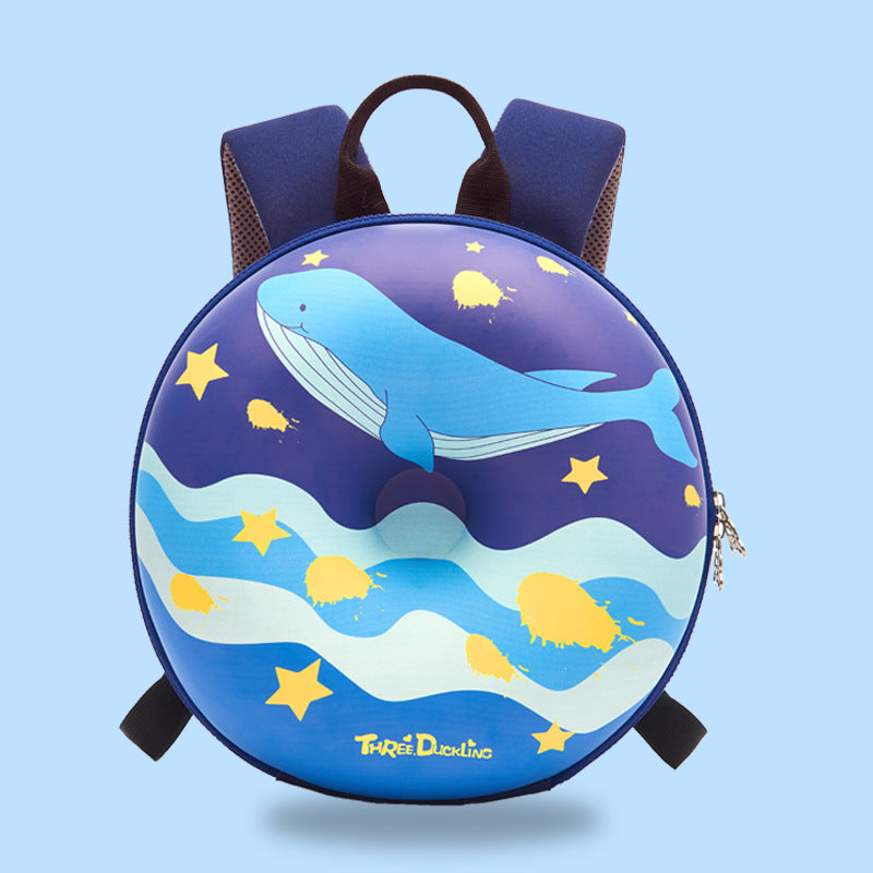 Cute EVA Toddler Backpack with Curved Shoulder Straps and Donut Design