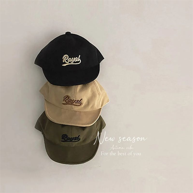 Baby Viscose Soft Brim Peaked Cap Flat Top Sunshade H