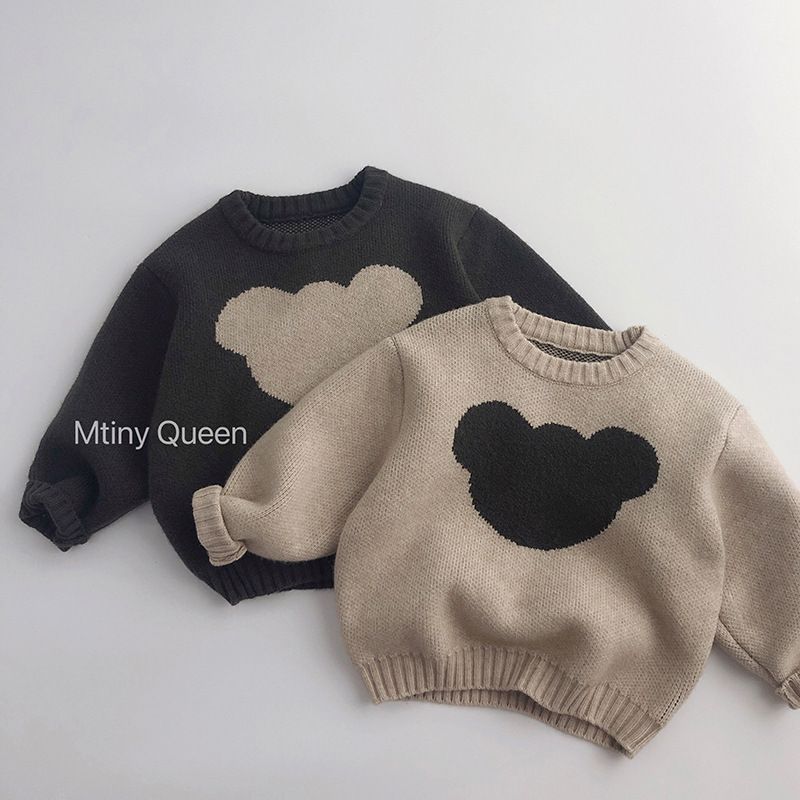 Unisex Mickey Thickened Crewneck Autumn/Winter Sweater