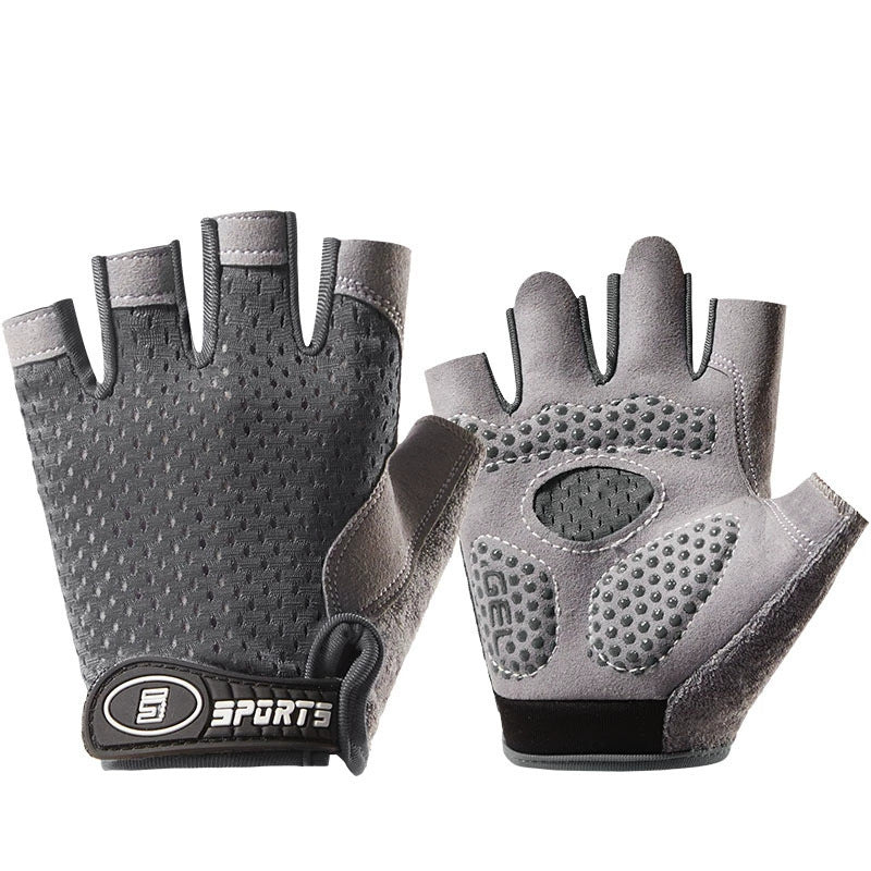Cycling Gloves Half Finger Polyester Sports Gloves for Kids