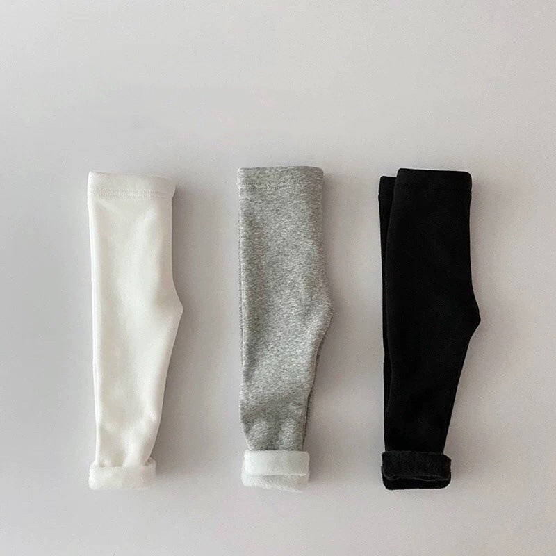 Unisex Toddler Winter Fleece-Lined Thermal Leggings