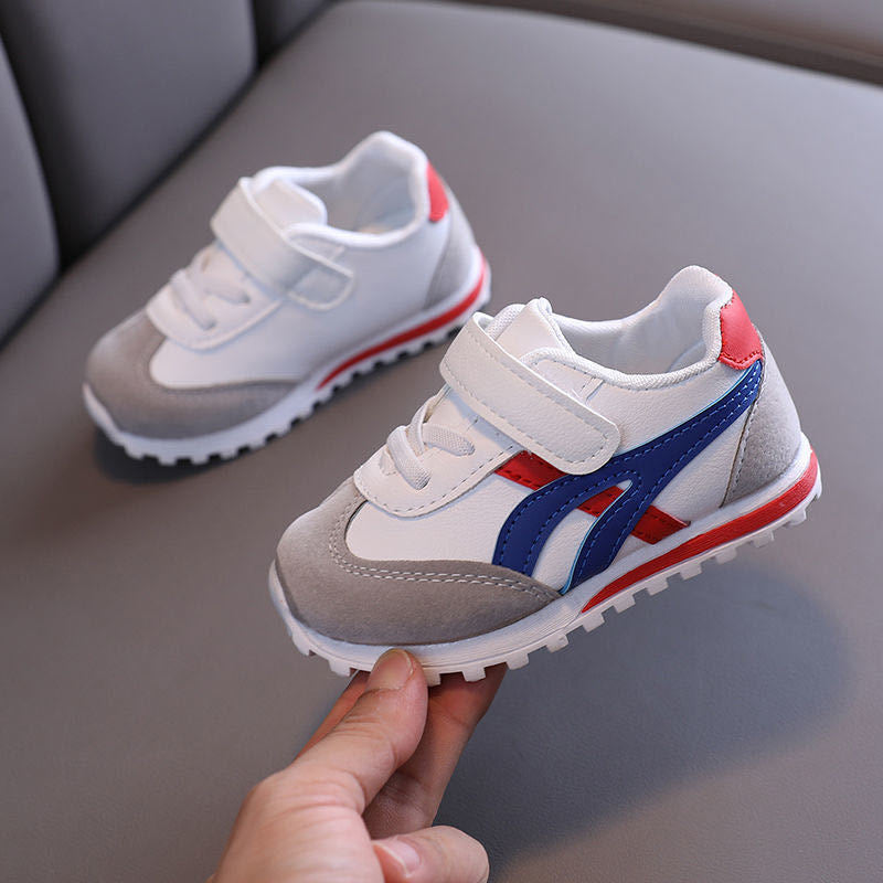 Leather Baby Shoes – White Toddler Shoes for 0–5 Years