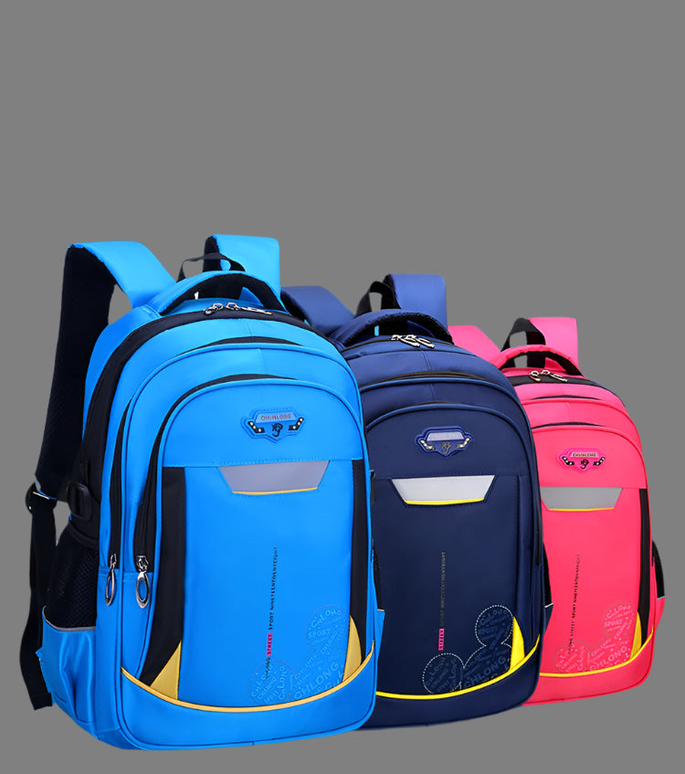 Large Capacity School Backpack for Boys – Grade 1–6