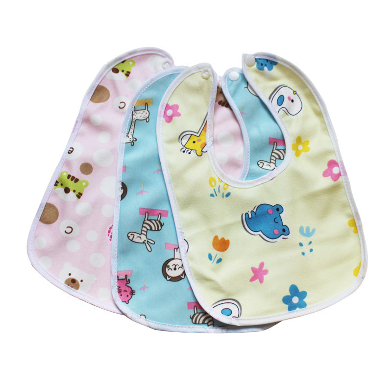 Waterproof Baby Bib – Double-Layer Soft Crystal Fabric