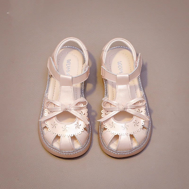 Girls’ Toe-Wrap Sandals