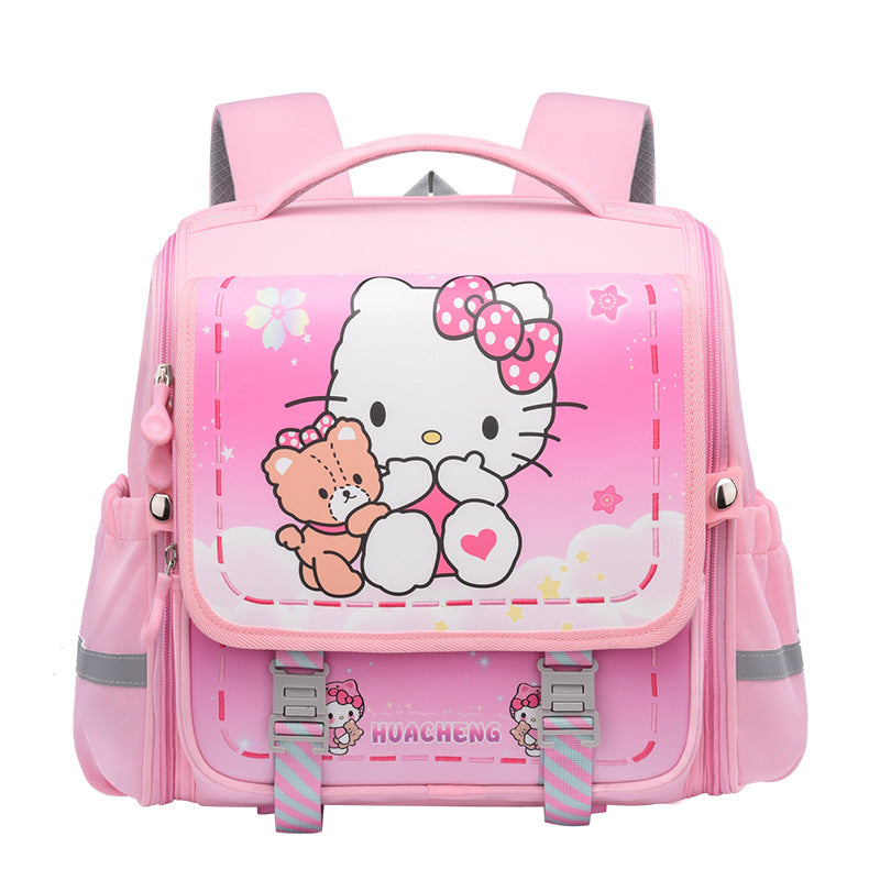 Ultra-Light Spine Protection School Backpack for Grades 1–4