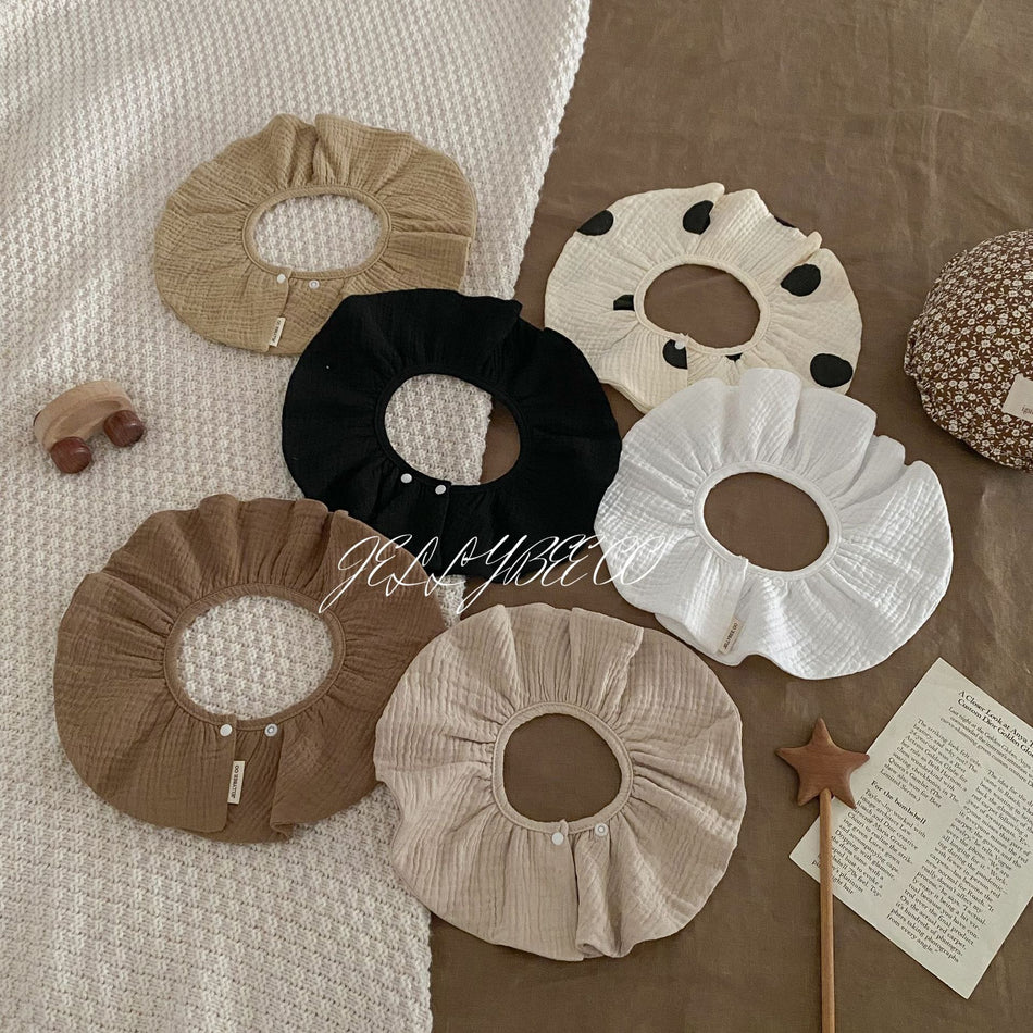 360° Nordic Baby Bib – 4-Layer Soft Cotton Design