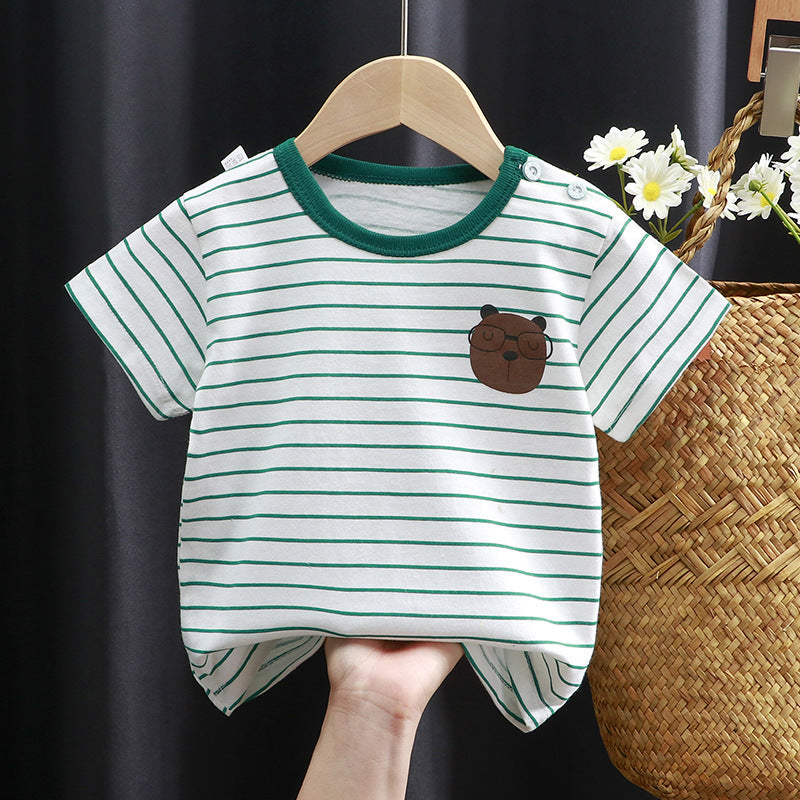 Class A Pure Cotton Girls Short Sleeve T Shirt Summer WearXL