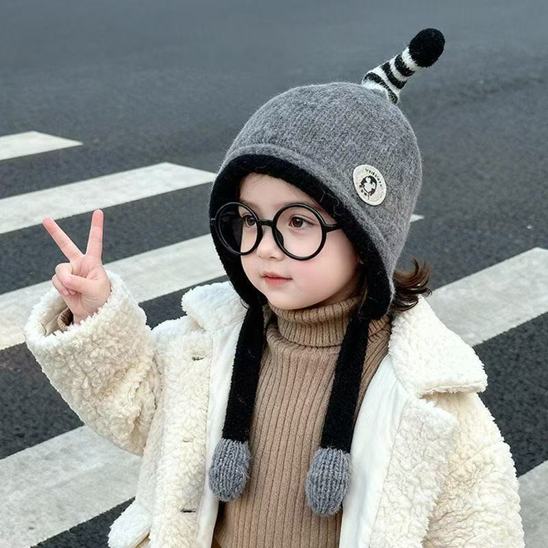 Children Autumn Winter Cute Baby Knitted Wool Penguin Hat