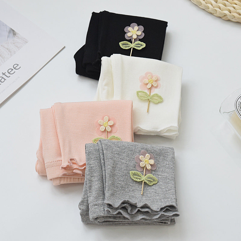 Girls’ Summer Thin Modal Leggings 2025