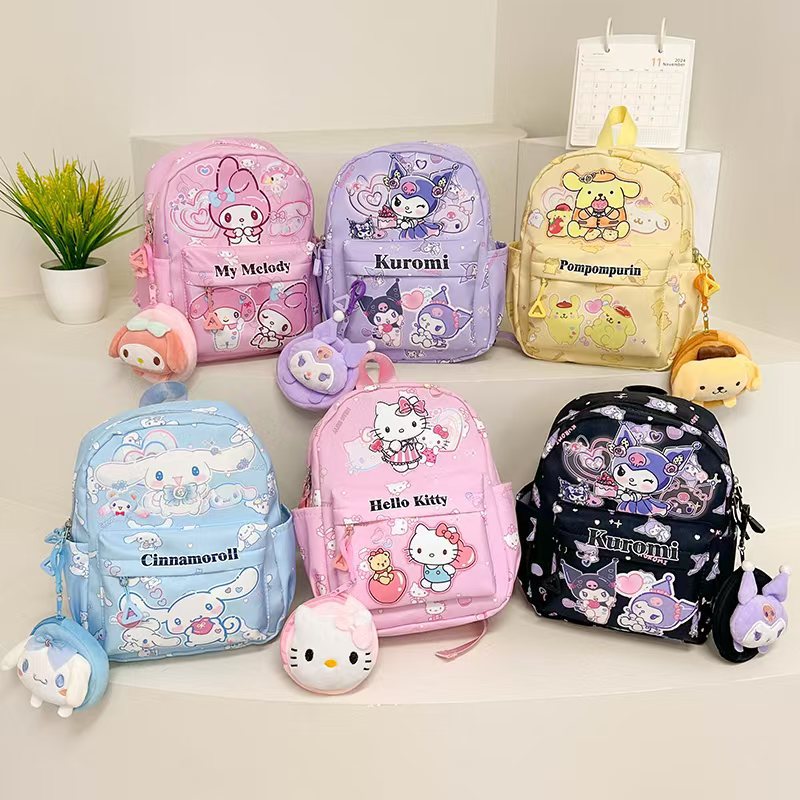 Cute Sanrio Kids Backpack | Ultra-Light Kindergarten Bag