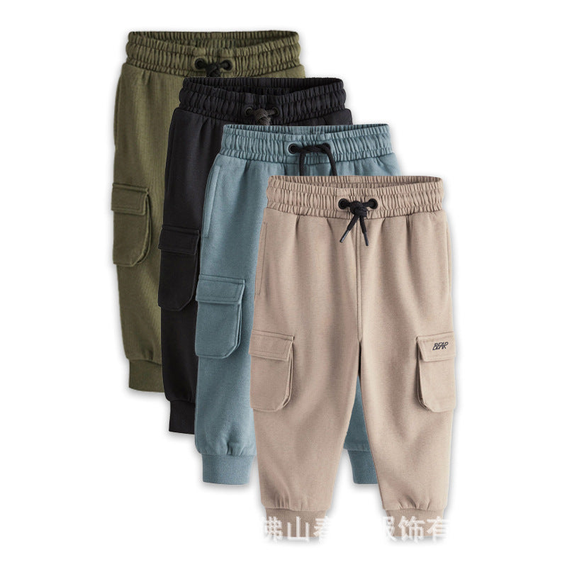 2024 Kids Fall Winter Joker Jogging Casual Pants Sweaters