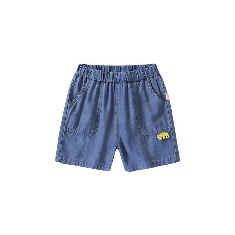 Kaka Panda Tencel Jeans Summer Shorts for Boys & Girls