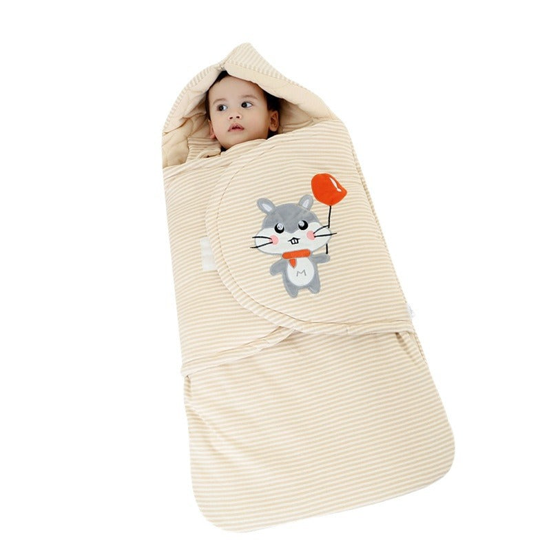 Thick Newborn Swaddle Sleeping Bag Anti Kick Blanket