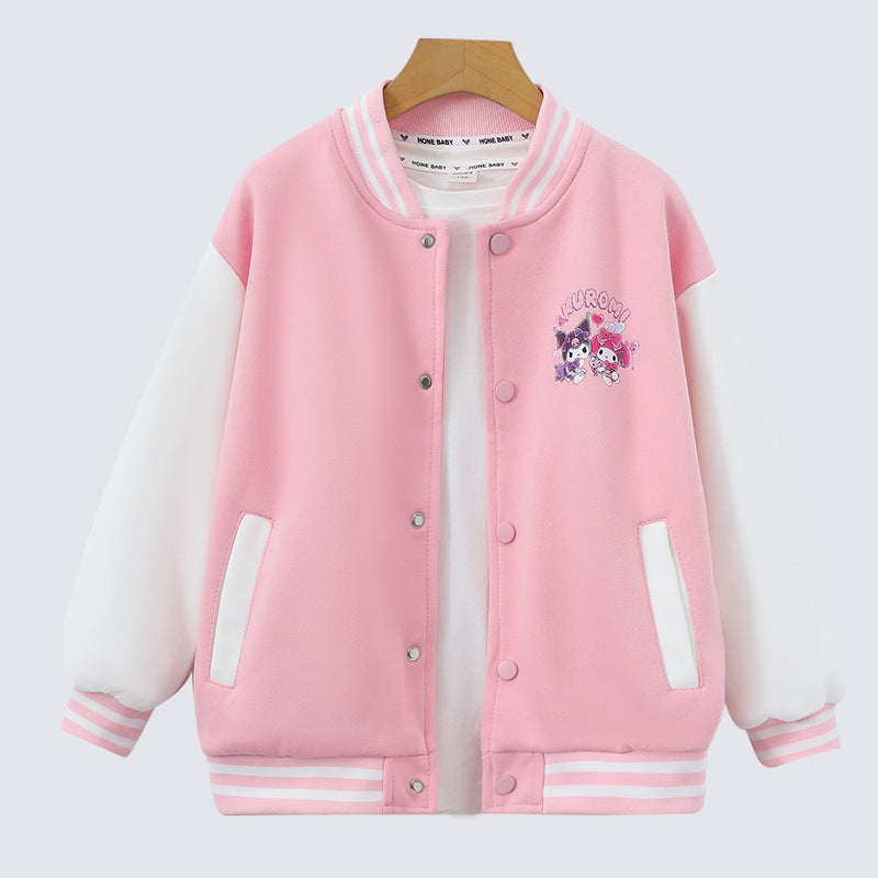 Girls Baseball Suit – Western Style Autumn Cardigan