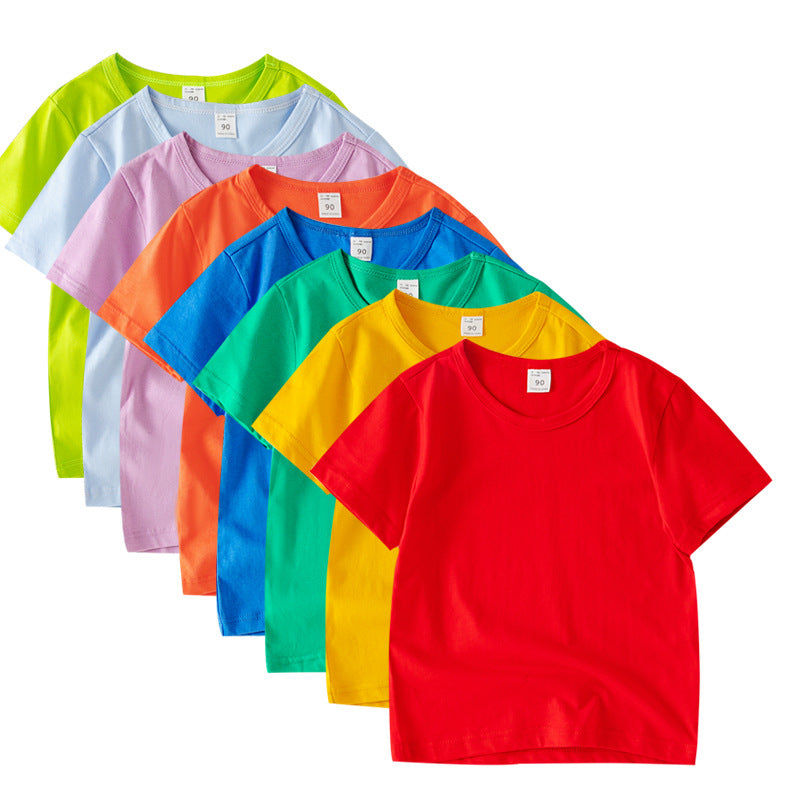 Boys Pure Cotton Short Sleeve Summer T Shirt Soft Kids