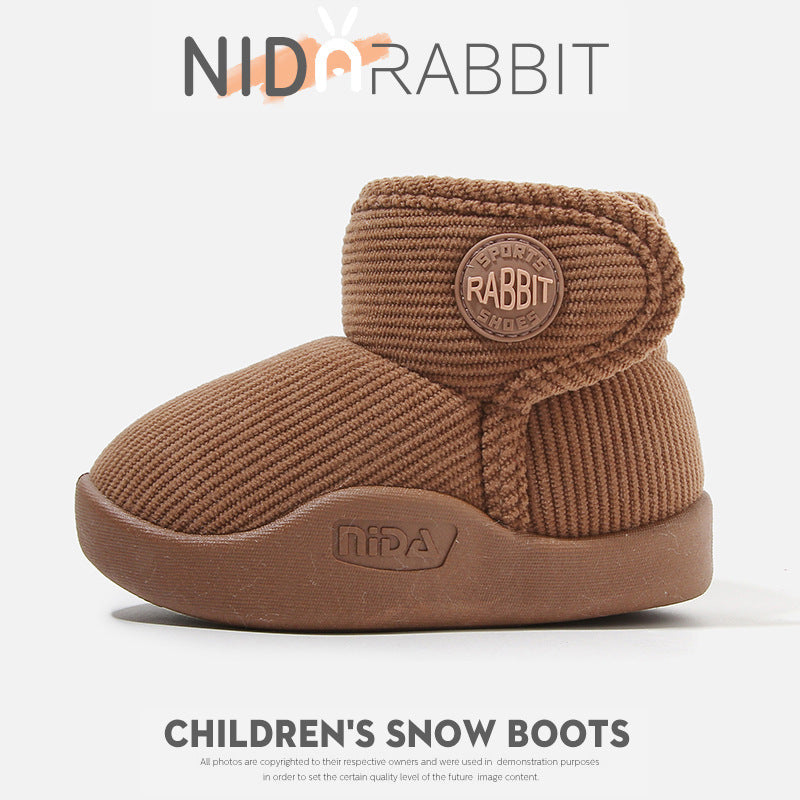 Kids’ Winter Snow Boots – Warm Soft Toddler Shoes