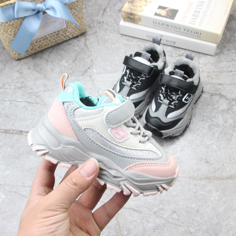 Clearance! Kids’ Winter Cotton Sneakers – Warm & Light