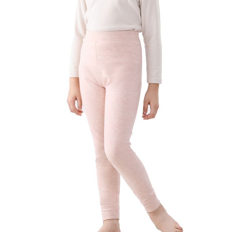 2025 Kids’ Warm Silk Cashmere Plush Pants