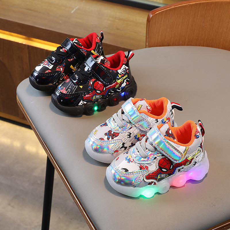 Light-Up Toddler Shoes – Soft Baby Sports Shoes 0–3 Yrs