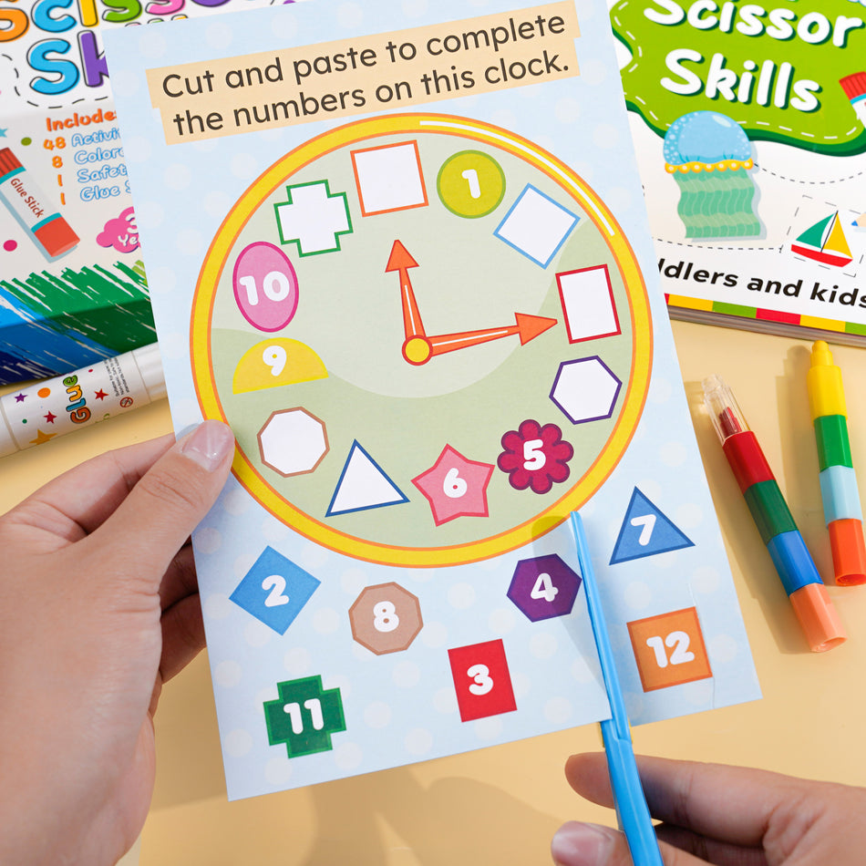 DIY Paper-Cut Cartoon Craft Kit – Kids Educational Toy