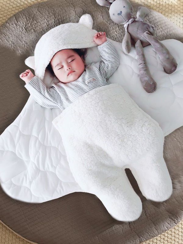 Thick Newborn Swaddle Sleeping Bag Anti Kick Blanket