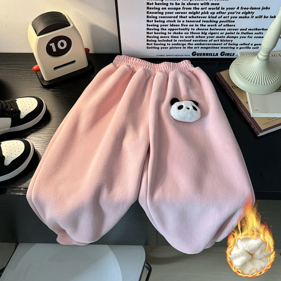 Children’s Cashmere Thickened Warm Pants