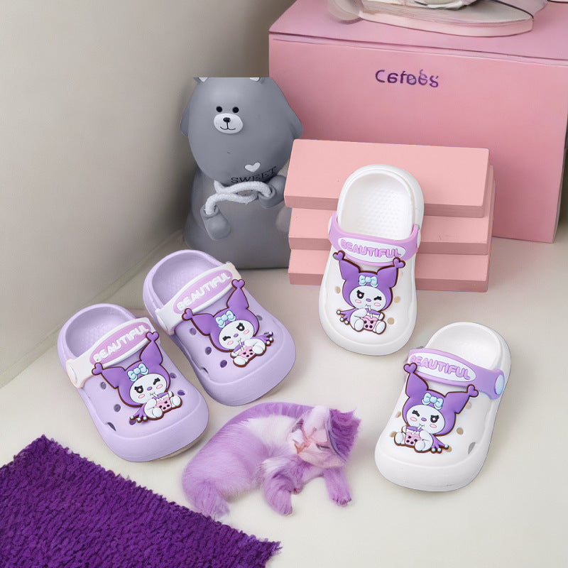 Kids’ Cartoon Hole Shoes Summer Non-Slip Sandals