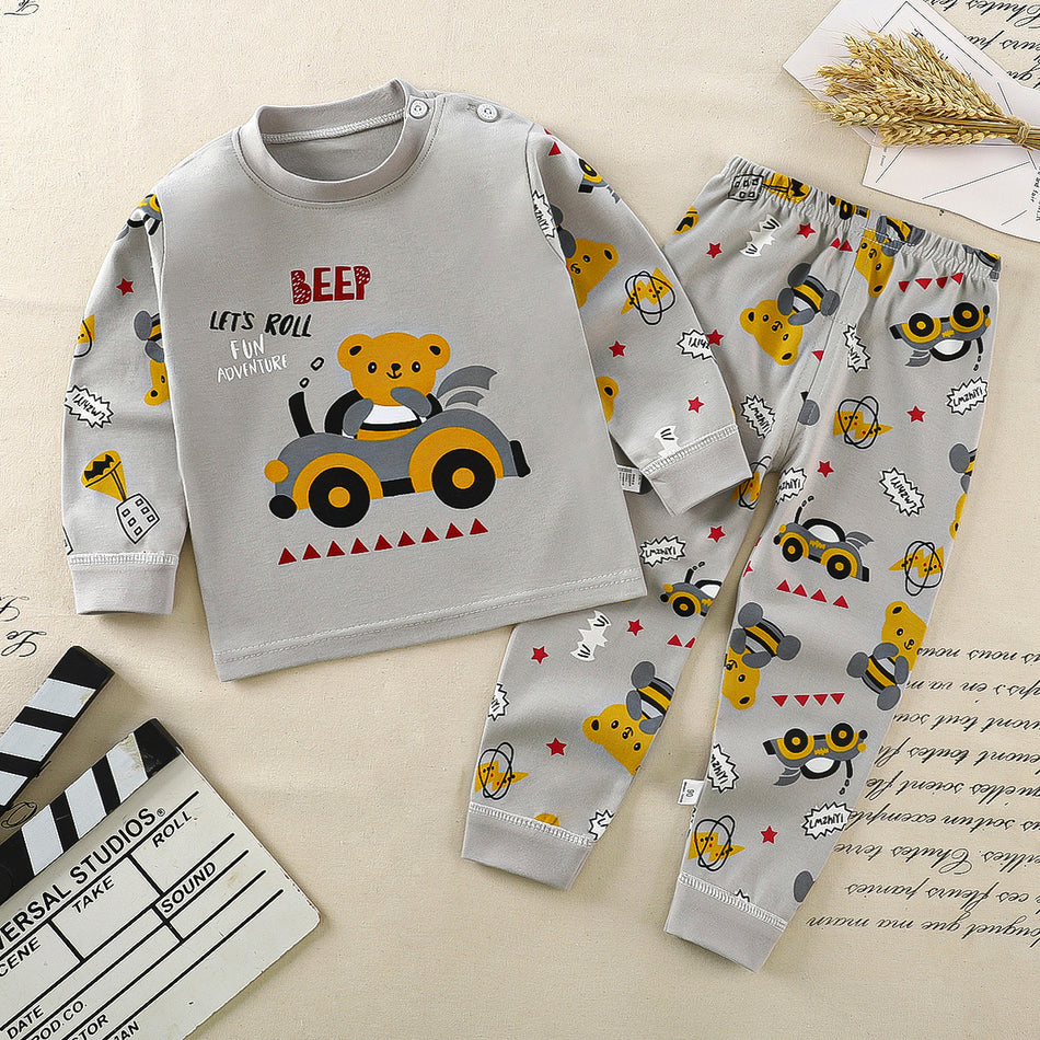 Children's Intimates Set 2025 Autumn Winter Pure Cotton Baby