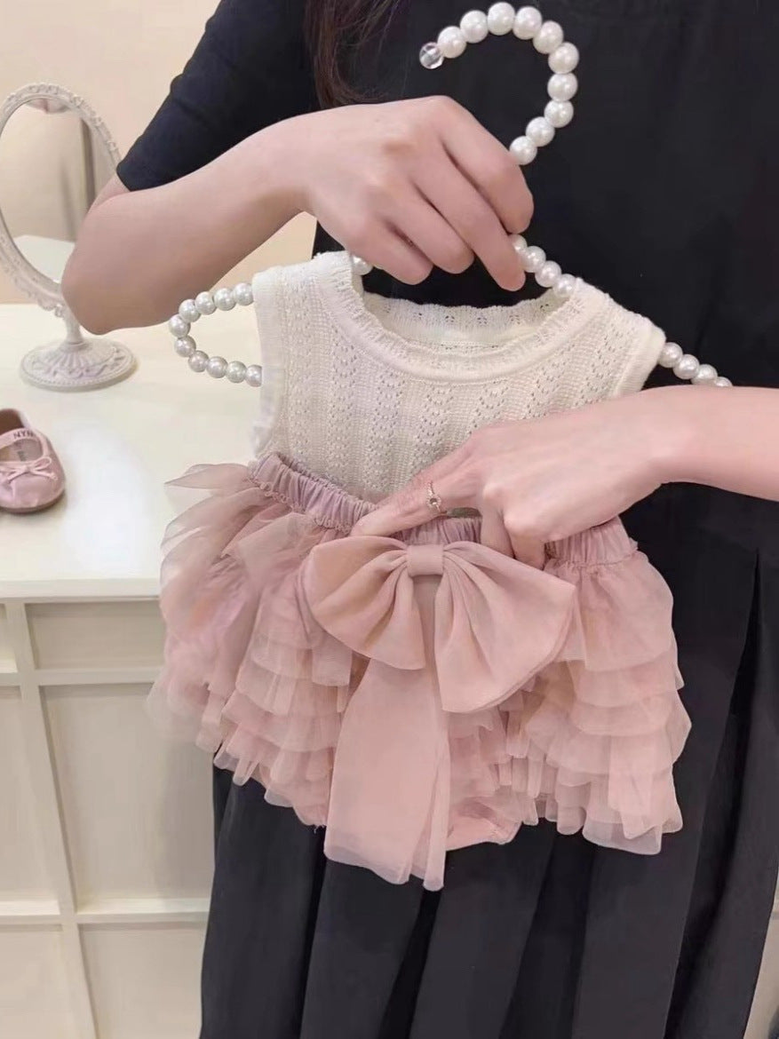 Girls 7-Layer Mesh Tutu Skirt Summer Puffy Miniskirt