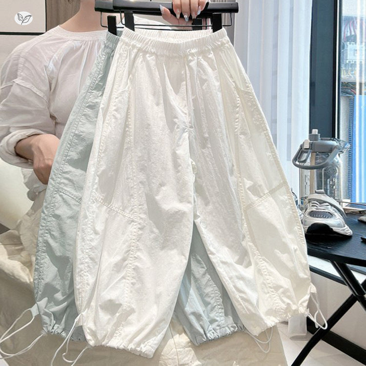 Kids' Wide-Leg Quick-Dry Pants Summer Sports Trousers