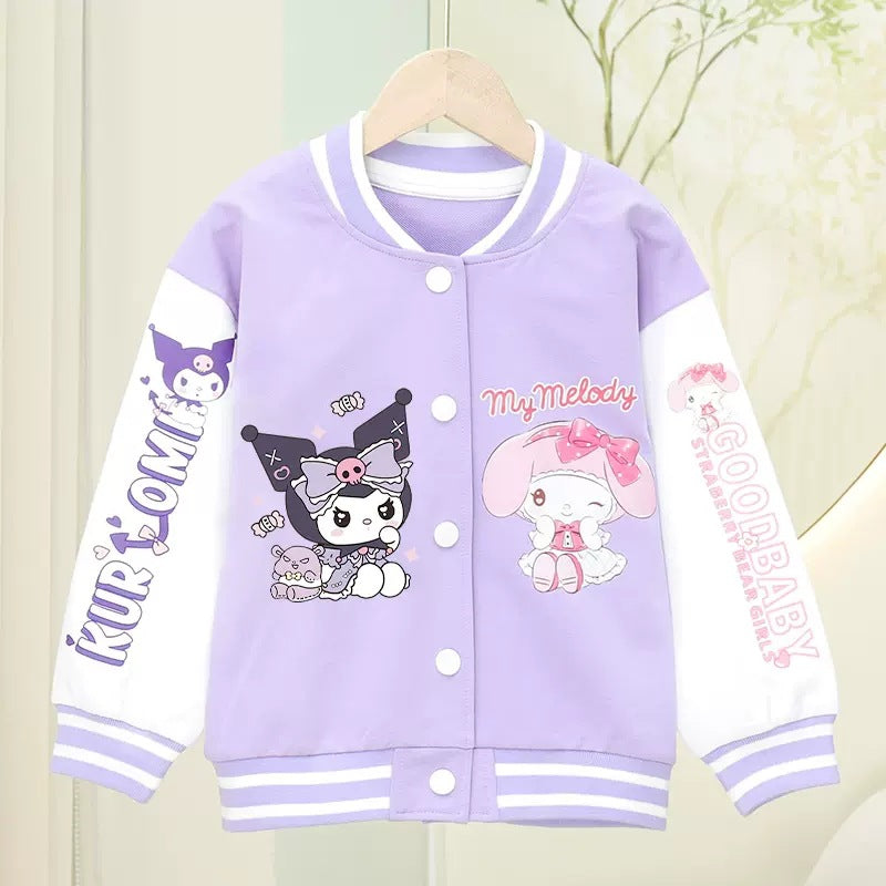 Girls Fashion Baseball Coat – Spring & Autumn