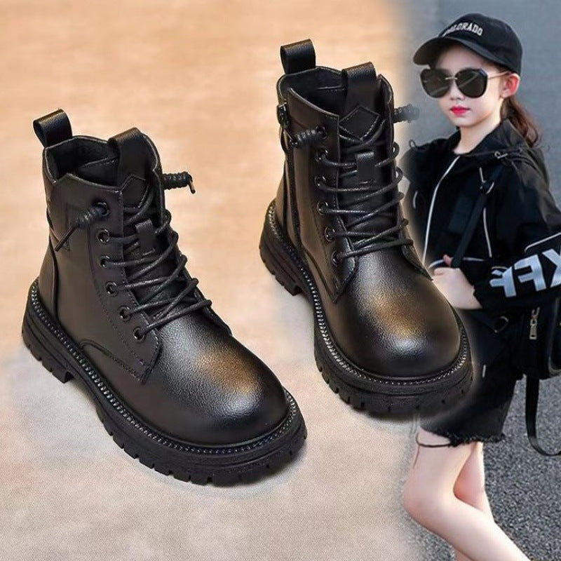 Children’s Stylish Short Martin Boots for Boys Girls