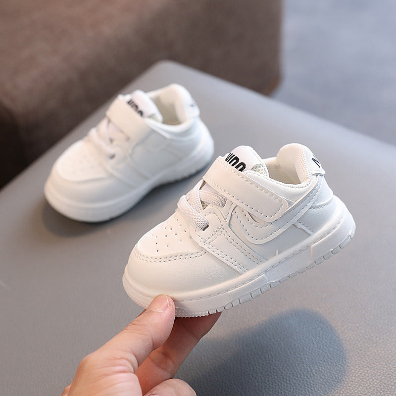 Korean Baby White Shoes – Toddler Shoes for 0–3 Years