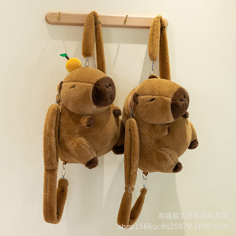 Capybara Plush Toy Crossbody Bag – Kids' Gift Idea