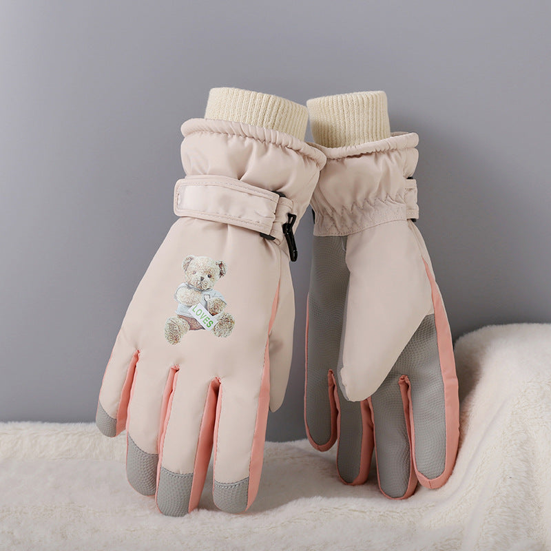 Kids' Winter Ski Gloves – Warm, Waterproof & Windproof