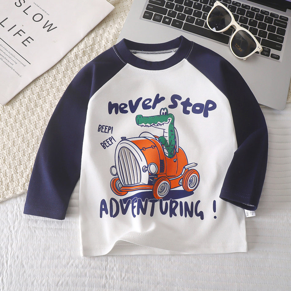 Children’s Cotton Long-Sleeve T-Shirt Boys & Girls