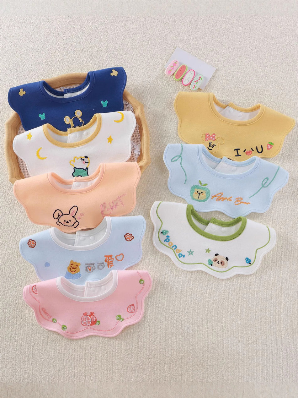 Pure Cotton 360° Baby Saliva Bib