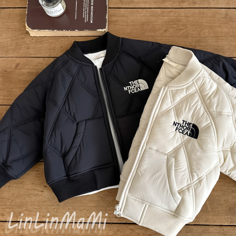 Children’s Thickened Quilted Cotton Jacket Warm Coat