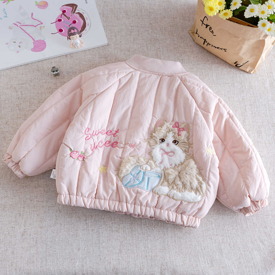 Girls Quilted Cotton Autumn & Winter Jacket