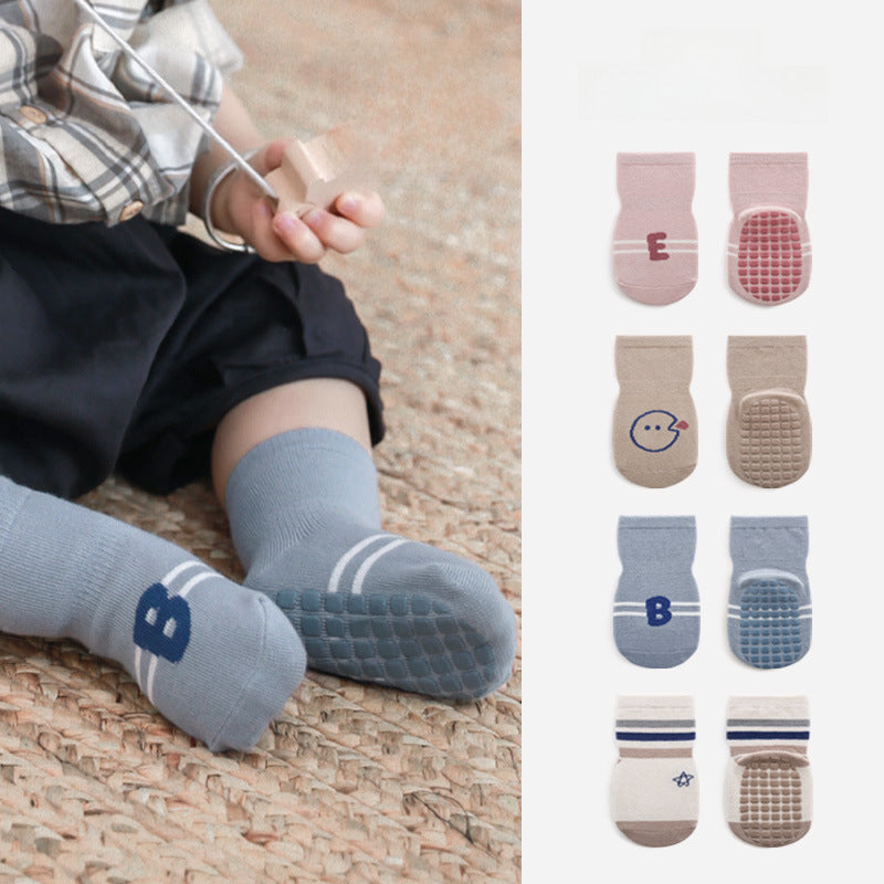 Anti-Slip Baby Floor Socks – Spring Soft Indoor Wear